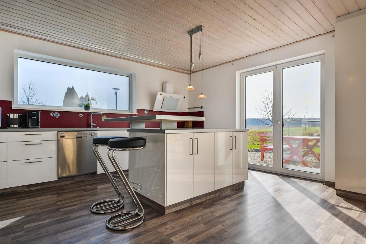 Ruhige Ferienwohnung Mit Panoramablick Ingoldingen Esterno foto