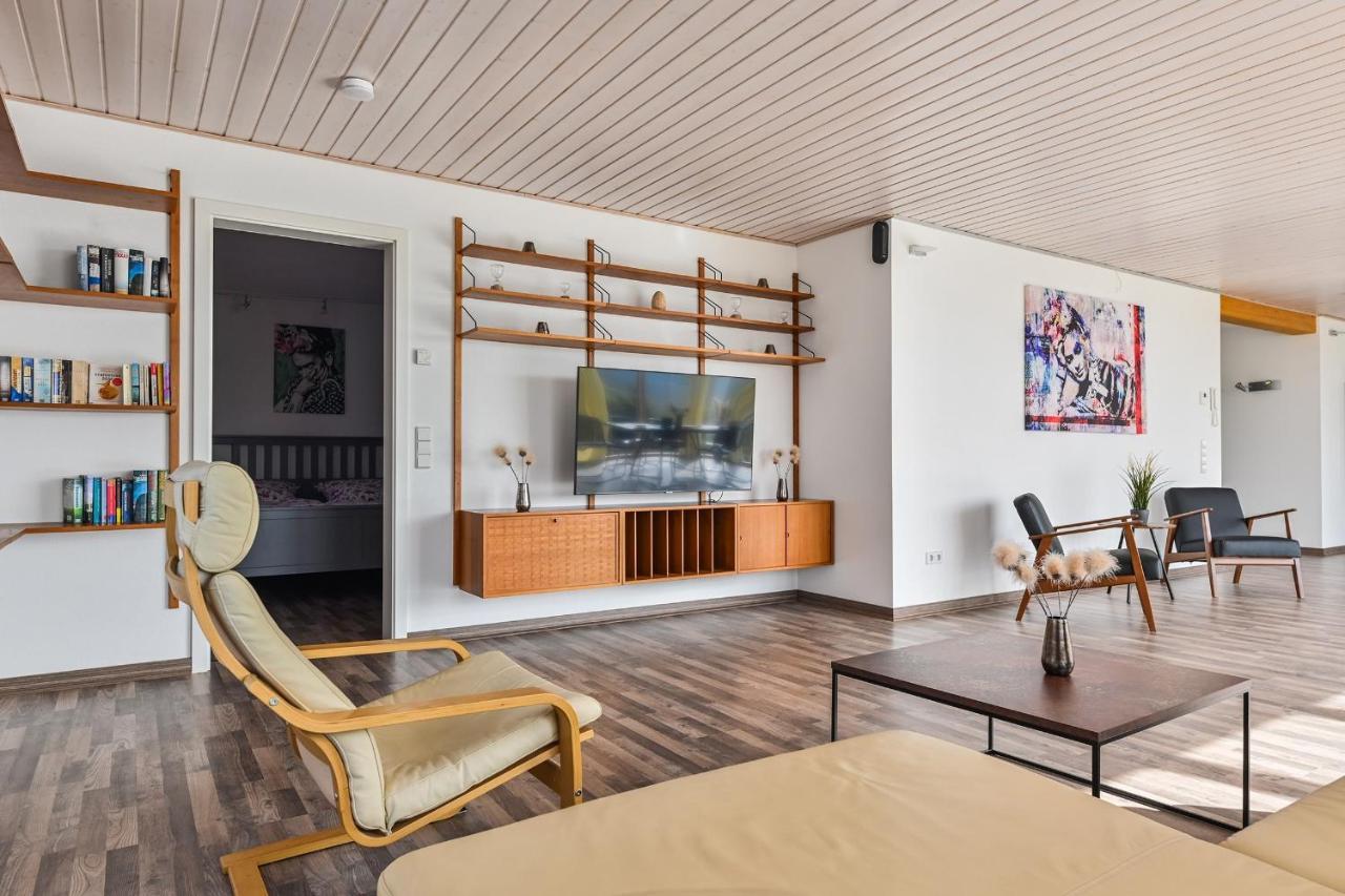 Ruhige Ferienwohnung Mit Panoramablick Ingoldingen Esterno foto