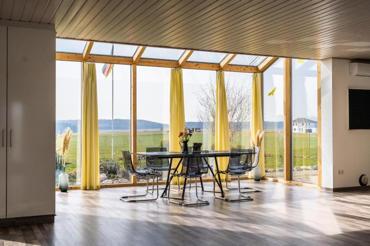 Ruhige Ferienwohnung Mit Panoramablick Ingoldingen Esterno foto