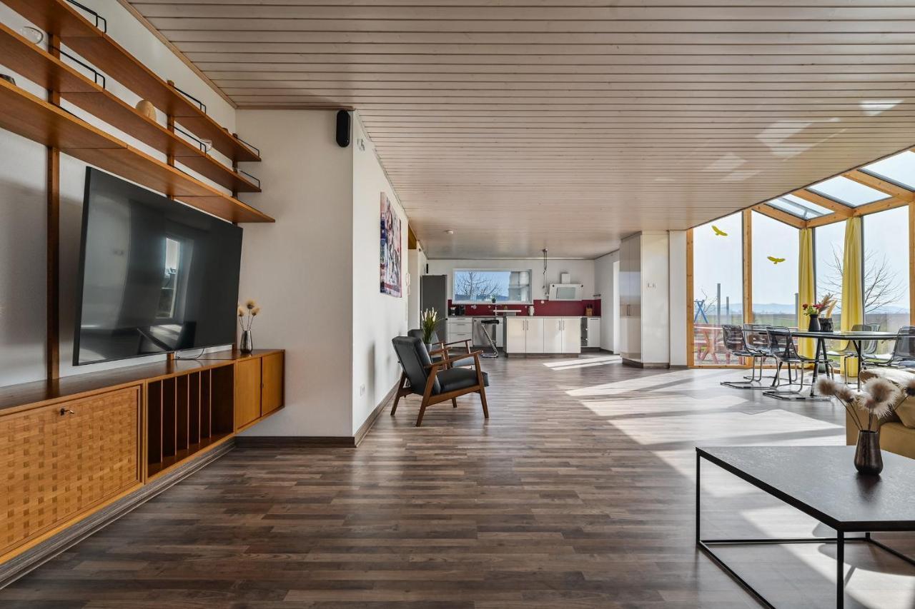 Ruhige Ferienwohnung Mit Panoramablick Ingoldingen Esterno foto